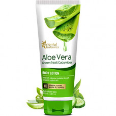 Deals, Discounts & Offers on Beauty Care - Oriental Botanics Aloe Vera, Green Tea & Cucumber Body Lotion No Paraben & SLS, 200 ml (ORBOT62)