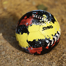 Deals, Discounts & Offers on  - Syn6 Football Street Soccer Ball, Made with Recycled Tyre, Excellent For Concret and Hard Grounds