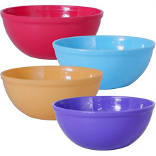Deals, Discounts & Offers on  - Wonder Sigma 1500 Microwave Safe Multipurpose Plastic Bowl Set, 4 pc Bowl 1300 ml, Red Blue Yellow Violet Color, Made in India, KBS02335