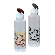 Deals, Discounts & Offers on  - Wonder Plastic Prime Polo Fridge Bottle Set, 2 Pcs Bottle 800 ml, Grey Brown Color, Made in India