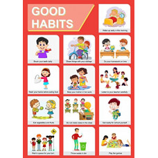 Deals, Discounts & Offers on  - Paper Plane Design Good Habits Educational Charts