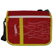 Deals, Discounts & Offers on  - Hot Wheels Polyester 33.5 cms Red Messenger Bag (MBE-MAT334)