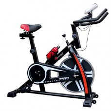 Deals, Discounts & Offers on  - PowerMax Fitness BS-130 Steel Exercise Spin Bike With 6 Kg Flywheel, LCD Display & Bottle Holder, Black