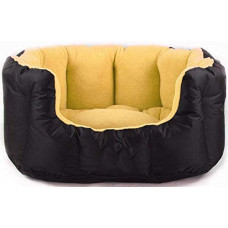 Deals, Discounts & Offers on  - KOZI PET Reversable Dual Color Biege & Black Ultra Soft Ethnic Designer Bed