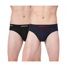 Deals, Discounts & Offers on Men - Levis Mens 100% Cotton 100 CA Solid Neo Brief Snug Fit (Pack of 2)