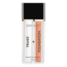 Deals, Discounts & Offers on Beauty Care - Swiss Beauty Primer & Foundation, Smooth & Flawless, Bronzed Glow 04, 30ml