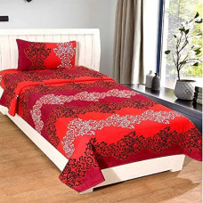 Deals, Discounts & Offers on  - Pridhi Premium Cotton Character Single Bed Sheet with One Pillow Cover (Multicolour, Standard)