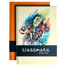Deals, Discounts & Offers on Stationery - Classmate Pulse All Purpose Journal Notebooks: A5, Hard Cover, Ruled, 192 Pages (Pack of 2)