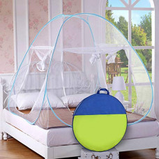 Deals, Discounts & Offers on Baby Care - Story@Home Mosquito Net Foldable King Size/Queen Size Double Bed (Blue)