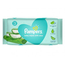 Deals, Discounts & Offers on Baby Care - Pampers Aloe Vera Baby Wipes - 72 Count