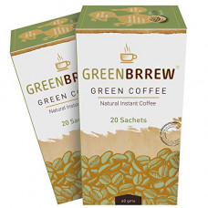 Deals and Offers on  - Greenbrrew Instant Green Coffee Premix for Weight Loss (Natural, 20 Sachets), 60g - (Pack Of 2) Deals, Discounts & Offers on  - Greenbrrew Instant Green Coffee Premix for Weight Loss (Natural, 20 Sachets), 60g - (Pack Of 2)