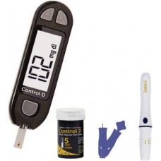 Deals and Offers on  - Control D Sugar Testing Monitor with 5 Strips Glucometer (Black) Deals, Discounts & Offers on  - Control D Sugar Testing Monitor with 5 Strips Glucometer (Black)