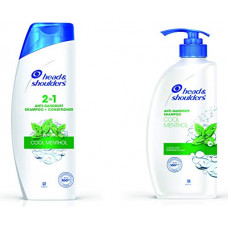 Deals and Offers on Beauty Care - Head & Shoulders 2-in-1 Cool Menthol Anti Dandruff Shampoo + Conditioner, 340ml And Shampoo 650 ML Deals, Discounts & Offers on Beauty Care - Head & Shoulders 2-in-1 Cool Menthol Anti Dandruff Shampoo + Conditioner, 340ml And Shampoo 650 ML
