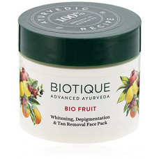 Deals, Discounts & Offers on Beauty Care - Biotique Bio Fruit Whitening And Depigmentation & Tan Removal Face Pack, 75g