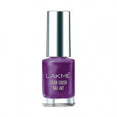 Deals, Discounts & Offers on Beauty Care - Lakm Color Crush Nailart, M15 Purple, 6 ml