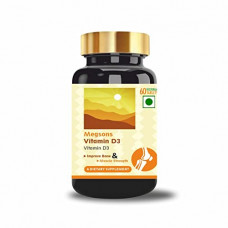 Deals, Discounts & Offers on  - Megsons Vitamin D3 Cholecalciferol - Supplement 60 Veg tablets