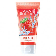 Deals and Offers on Beauty Care - Lakme Blush & Glow Strawberry Refreshing Gel Face Wash 100 g, With 100% Natural Fruit Deals, Discounts & Offers on Beauty Care - Lakme Blush & Glow Strawberry Refreshing Gel Face Wash 100 g, With 100% Natural Fruit