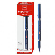 Deals, Discounts & Offers on Stationery - Cello Papersoft Ball Pen - Pack of 10 (Blue)