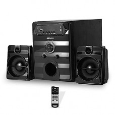 Deals, Discounts & Offers on Electronics - GIZMORE GIZ Trio 2112 Pro 2.1 Channel Multimedia Speaker with Remote Control, Black
