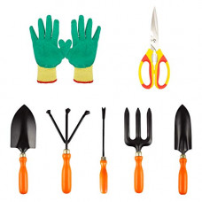 Deals, Discounts & Offers on Gardening Tools - Spartan Set of 5 Spectacular Gardening Tools with Heavy Gardening Scissor & One Pair Hand Gloves