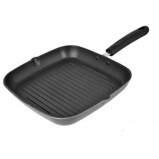 Deals and Offers on Cookware - Tosaa Non-Stick Aluminium Gas Compatible Grill Pan, 24 cm, Marble Grey Deals, Discounts & Offers on Cookware - Tosaa Non-Stick Aluminium Gas Compatible Grill Pan, 24 cm, Marble Grey