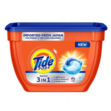 Deals, Discounts & Offers on  - Tide Matic 3in1 PODs Liquid Detergent Pack 18 Count For Both Front Load and Top Load Washing Machines (18N*19.85g)