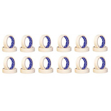 Deals, Discounts & Offers on  - Harrison H-1524 Masking Tape (24mm x 25mtr,Pack of 12)
