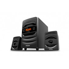 Deals, Discounts & Offers on Electronics - Philips Audio MMS2625B 2.1 CH Bluetooth Multimedia Speakers (Black)