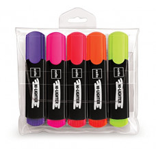 Deals, Discounts & Offers on Stationery - Cello Highlighter - Pack of 5 (Multicolor)