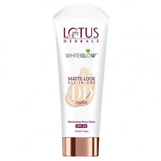 Deals, Discounts & Offers on Beauty Care - Lotus Herbals Whiteglow Matte Look All In One Dd Creme Spf 20, Natural Beige (Day Cream), 30 g