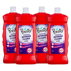 Deals, Discounts & Offers on  - Amazon Brand - Presto! Bathroom Cleaner 1 L X 4 (Floral)