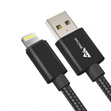 Deals, Discounts & Offers on  - WeCool Braided Charging Cable Compatible For-iPhone with Certified Lightning (1 Meter, Black)