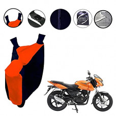 Deals, Discounts & Offers on Accessories - Auto Pearl 100% Water Proof Orange Blue Bike Body Cover For Bajaj Pulsar
