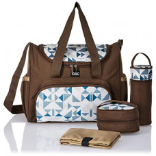 Deals and Offers on Baby Care - Amazon Brand - Solimo Frolic Diaper Bag, Brown Deals, Discounts & Offers on Baby Care - Amazon Brand - Solimo Frolic Diaper Bag, Brown