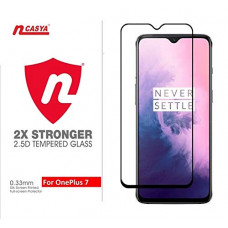 Deals, Discounts & Offers on Mobile Accessories - NCASYA Tempered Glass For OnePlus 7 - Transparent Black