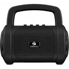 Deals, Discounts & Offers on Electronics - Zebronics Zeb-County 3 Portable Wireless Speaker Supporting Bluetooth v5.0, FM Radio, Call Function, Built-in Rechargeable Battery, USB/Micro SD Card Slot, 3.5mm AUX Input, TWS (Black)