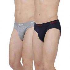 Deals, Discounts & Offers on Men - [Size S, L] Levis Mens 100% Cotton Solid Classic Briefs Snug Fit (Pack of 2)