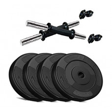 Deals, Discounts & Offers on  - Aurion Fitness PVC Dumbell Set Combo Home Gym (Black)