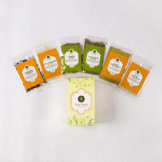 Deals, Discounts & Offers on  - One Herb - Weight Loss & Digestion Assorted Sampler Box with Psyllium Husk, Garcinia Cambogia, Green Coffee Powder, Wheatgrass Powder, Chickweed Tea and Curry Leaf, 10g Each, Trial Pack (6 x 10g)