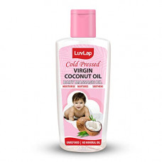 Deals, Discounts & Offers on Lubricants & Oils - LuvLap Baby Hair & Skin Oil, 100% Natural Cold Pressed Virgin Coconut Oil, Baby Massage Oil, Prevents Diaper Rash, 200ml