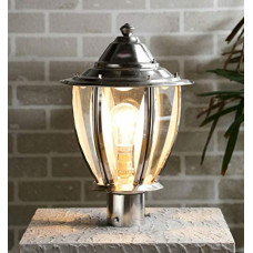 Deals, Discounts & Offers on  - tu casa Ntu-59 Silver Steel & Glass gate Light by tu casa Holder Type b-22 (Bulb not Included)