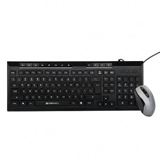 Deals, Discounts & Offers on  - Zebronics Zeb-JUDWAA 900 Wired USB Keyboard Mouse Combo with 12 hotkeys, 800/1200/1600 DPI, 1.8m USB Cable, Dedicated DPI Button, UV Printed chiclet Keys, Rupee Key and Silent Usage(Black)