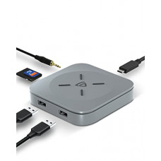 Deals, Discounts & Offers on Mobile Accessories - RAEGR Arc 2100 Portable 6 Ports USB-C HUB with Thunderbolt 3.0