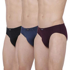Deals, Discounts & Offers on Men - Levis Mens 100% Cotton 100 CA Snug Fit Innerelastic Solid Comfort Brief (Pack of 3)