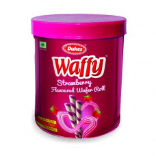 Deals, Discounts & Offers on  - Waffy Rolls Jar- Strawberry, 250 grams