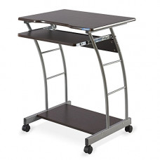 Deals, Discounts & Offers on Furniture - [For Citi Card] Nilkamal Leo Computer Trolley/Table (Black/Walnut)