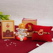 Deals and Offers on - TIED RIBBONS Designer Rakhi For Brother -Premium Ganesha Figurine Rakhi Gifts 4 Pieces Deals, Discounts & Offers on - TIED RIBBONS Designer Rakhi For Brother -Premium Ganesha Figurine Rakhi Gifts 4 Pieces