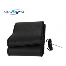 Deals, Discounts & Offers on  - Kingsway PU Leatherite Classic Stitched Steering Cover