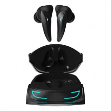 Deals, Discounts & Offers on Headphones - Wings Phantom 500 Wireless Gaming Earbuds,TWS Headphones with LED Battery Indicator, 40ms Low Latency, Bluetooth 5.1, 30 Hours Playtime, ENC, 10mm Speaker Size (Black TWS)