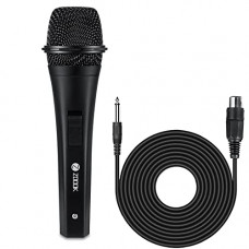 Deals, Discounts & Offers on  - Zoook Karaoke Wired Microphone for Singing/Kids/Speaker/Party/System/cardoid Vocal unidirectional Dynamic Microphone with 10 feet XLR Cable